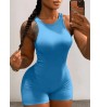 LW BASICS Rib-Knit Cami Romper
