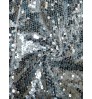 LW Sequined Patchwork Hollow-out Romper