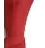 LW SXY Cut Out Metal Ring Decor Skinny Jumpsuit