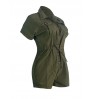 LW Pocket Design Drawstring Romper