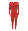 LW Drawstring Ruched Cut Out Jumpsuit