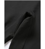 LW BASICS Zipper Design Solid Jumpsuit