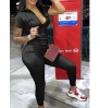 LW BASICS Turndown Collar Zipper Design Jumpsuit