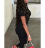 LW BASICS Round Neck Skinny Plain Jumpsuit