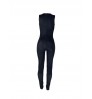 LW Queen Letter Print Striped Jumpsuit