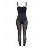 LW Rhinestone Pearl Embellished Bra Detail Jumpsuit