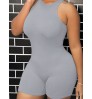 LW BASICS Rib Knit Skinny Cami Romper