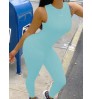 LW BASICS Round Neck Skinny Jumpsuit