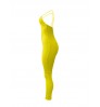 LW BASICS Cross Strap Backless Rib-Knit Jumpsuit