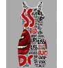 LW Lip Letter Print Cami Romper