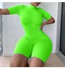 LW BASICS Half A Turtleneck Skinny Romper