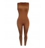 LW BASICS Round Neck Solid Jumpsuit