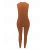 LW BASICS Round Neck Solid Jumpsuit