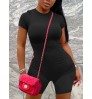 LW BASICS Round Neck Skinny Romper