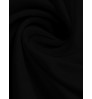 LW Plus Size Notch Collar Letter Print Bodycon Dress