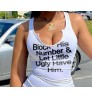 LW Letter Print Bodycon Cami Dress
