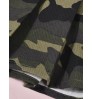 LW COTTON Camo Print Pleated Skirt