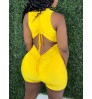 LW SXY Plus Size Solid Romper