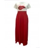 LW Plus Size Queen Lip Print A Line Dress