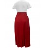 LW Plus Size Queen Lip Print A Line Dress