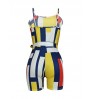 LW Bandage Design Geometric Regular Cotton Blends Romper