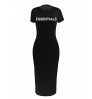 LW Plus Size Essentials Letter Print Bodycon Dress