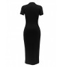 LW Plus Size Essentials Letter Print Bodycon Dress