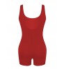 LW Plus Size Letter Print Cami Skinny Romper