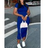 LW BASICS Plus Size Round Neck Bodycon Dress