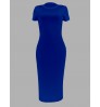 LW BASICS Plus Size Round Neck Bodycon Dress