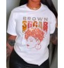 LW Figure Letter Print T-shirt