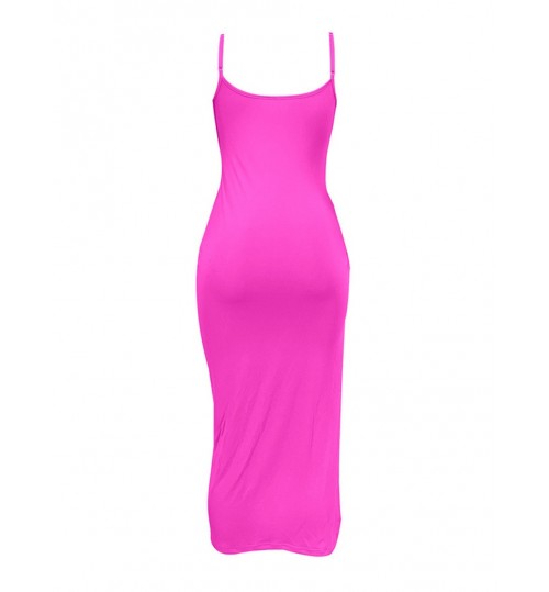 LW SXY Plus Size Drawstring Thigh Slit Cami Dress