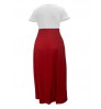 LW Plus Size Shoe Print A Line Dress