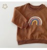 crewneck sweatshirt toddler Organic Cotton boys pullover hoodie eco friendly baby tracksuit