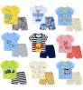 2020 Hot Sale Summer Children's Clothing Sets 100 Different Design Baby Boy Clothing Sets 2pcs T-shirt kids clothes