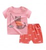 2020 Hot Sale Summer Children's Clothing Sets 100 Different Design Baby Boy Clothing Sets 2pcs T-shirt kids clothes