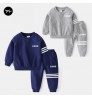 Wholesale Children Clothes Boys Clothing Set Spring Cotton sweatshirt and jogger custom kids clothing