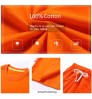 Children Clothing Set Kids Boys Summer Sports Casual Short Sleeve Clothing Sets Solid Color Girls T-shirt Set 2PCS Custom Logo