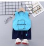 Amazon baby boys' clothing sets clothes boys and girls cotton summer vest shorts suit kids clothing baby clothes