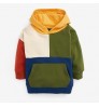 2022 Kids Outfit Set Color Block Private Label Baby Boys Sets Clothes Kids Fall Clothing