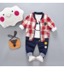 Hao Baby Manufacturers Cotton Children's Clothing Boys and Girls Three Sets of Children's Suits Casual Children's Clothes