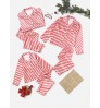 Family Silk Satin Embroider Pajamas Long Sleeve Loungewear Kids Christmas Pajamas Family Christmas Pajama Set