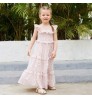 Summer Family matching Clothes Mommy And Me Dresses Print beach vacation loose Dress Casual Parent-Child Outfit