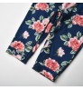 Wholesale Father Mommy and Me Outfits Tops Mother Daughter Matching Flower Print Tee Family Matching Clothes