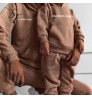 Casual Style Pure Pocket Hoodie Pants Sets Mom And Me Clothes Matching Mother And Daughter Outfits Family Matching Outfits