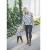 2021 Wholesale Family Matching Mommy and Me Outfits Pullover Sweatshirt Kitted Sweater Mother Daughter Women Leopard 100% Cotton