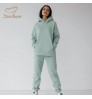 Jambear organic cotton Matching family outfits Eco-friendly toddler two piece set baby hoodie set Knitted baby clothes