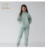 Jambear organic cotton Matching family outfits Eco-friendly toddler two piece set baby hoodie set Knitted baby clothes