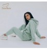 Jambear organic cotton Matching family outfits Eco-friendly toddler two piece set baby hoodie set Knitted baby clothes