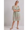 2022 Wholesale Summer Cute Girls Embroidered Floral One Piece Mother and Daughter Family Matching Mommy and Me Kids Outfits